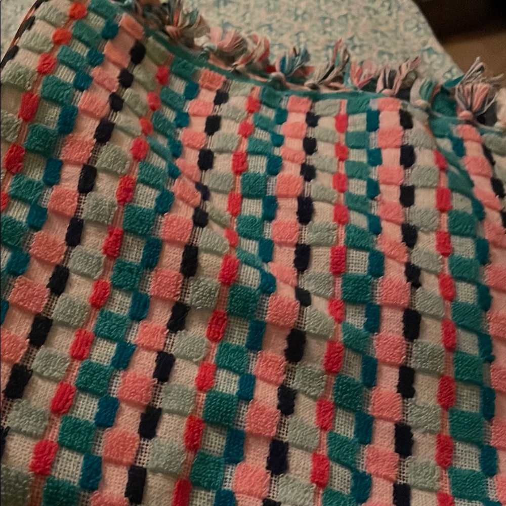 Pioneer Woman Colorful Geometric Patterned Towel